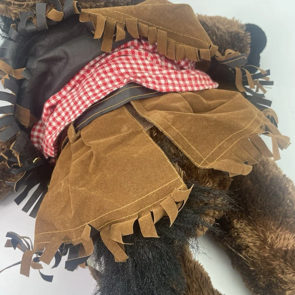 Vintage 2001 The Bear Factory Western Pony Horse Cowboy Plush Stuffed Animal 16